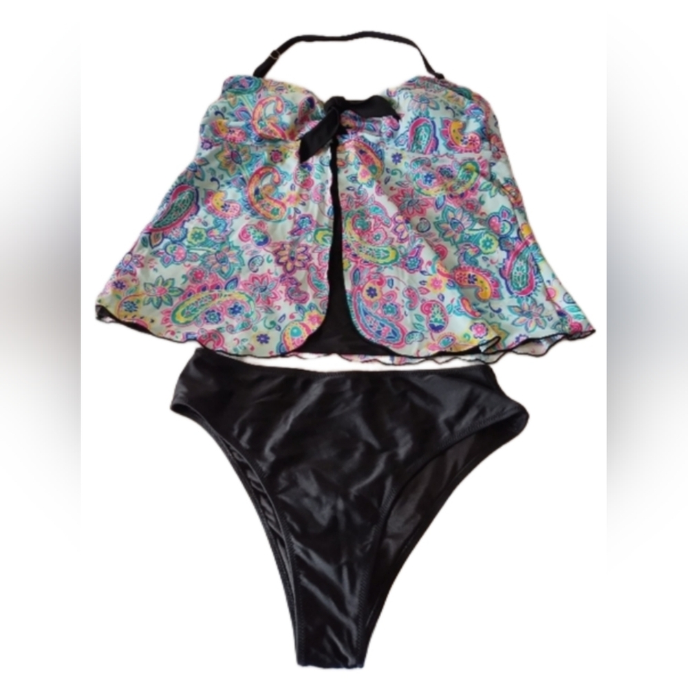 OCEAN AVENUE 2 PC TANKINI BATHING SUIT SZ XL